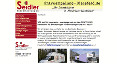 Desktop Screenshot of entruempelung-bielefeld.de
